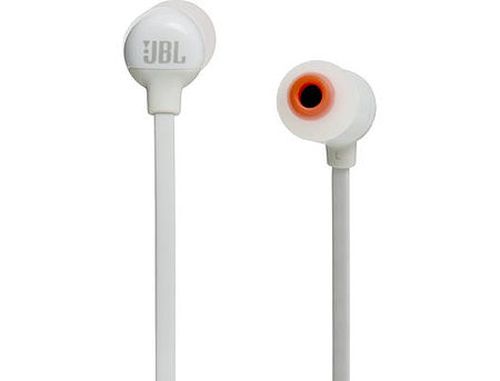 купить JBL Tune T110BT White Bluetooth Wireless In-Ear Headphones, 20Hz-20kHz, 16 Ohms, 96dB, Microphone, Remote, BT4.0, 120 mAh Lithium-Ion Polymer up to 6 hours, JBLT110BTWHT (casti cu microfon fara fir JBL / беспроводные наушники с микрофоном JBL) в Кишинёве 