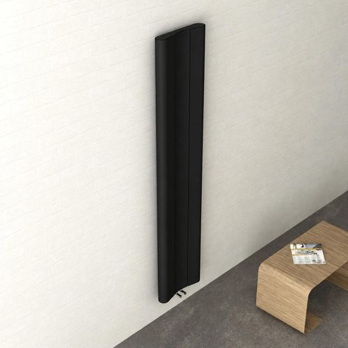 cumpără Radiator Carisa CURVY 1800x370 CUR 9005 TEX Black (3 elem) alum în Chișinău 