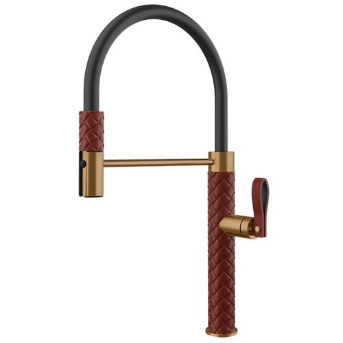 купить Смеситель кухонный Gessi 60922-431 Red Cherry/Warm Bronze Br в Кишинёве 