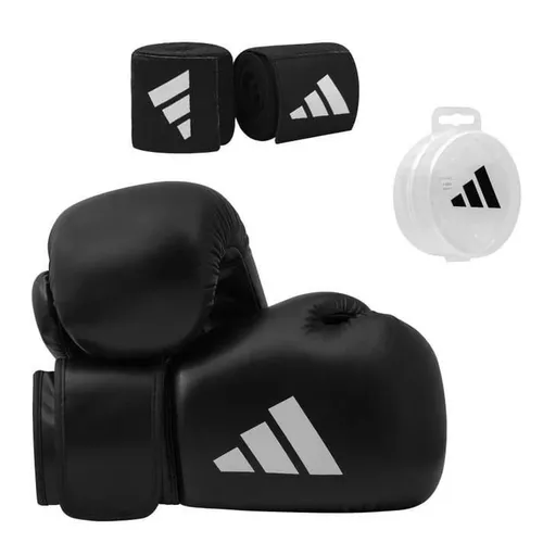 cumpără Articol de box Adidas ADIBPKIT07 Boxing Set Men Black/White 08oz în Chișinău 
