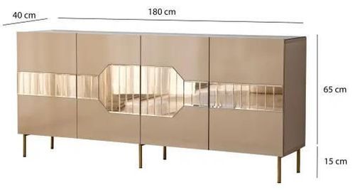 купить Комод Trendy Milano, Bronz, Aur (GTR001215) в Кишинёве 