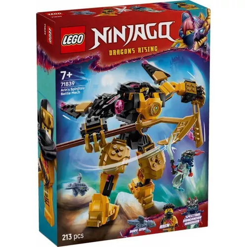 купить Конструктор Lego 71839 Ninjago Robotul de lupta Spinjitzu lui Arin в Кишинёве 