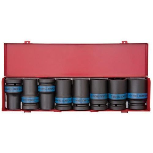 cumpără Set de tubulare, bite, duze King Tony 8409MP Set de chei tubulare de impact cu perete subțire de 1", 24-41 mm, 8 buc. în Chișinău 