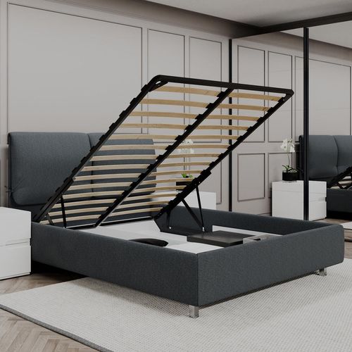 купить Кровать Bayro SweetDreams 1600x2000 c подъёмным механизмом ткань категория III в Кишинёве 