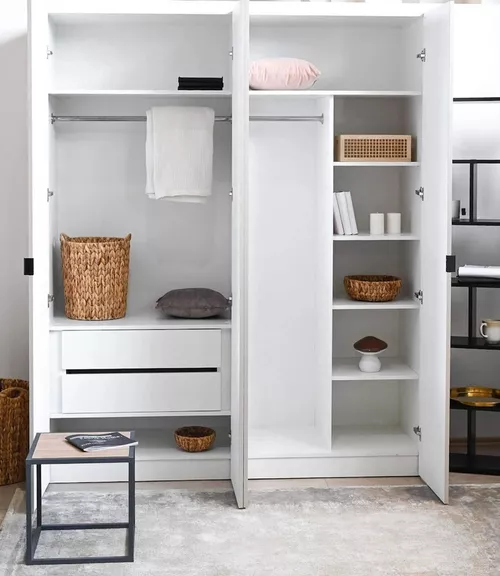 cumpără Dulap Fabrik Home Hardy 4 двери (серый мат/ МДФ) în Chișinău 