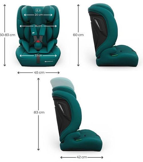 cumpără Scaun auto KinderKraft Comfort UP 2 Plus i-Size green KCCOUP02GREPL00 în Chișinău 