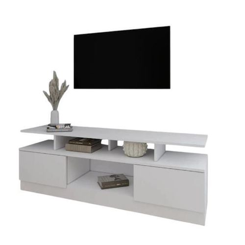 cumpără Comodă TV Smartex (16522) Т9 160cm TV Alb în Chișinău 