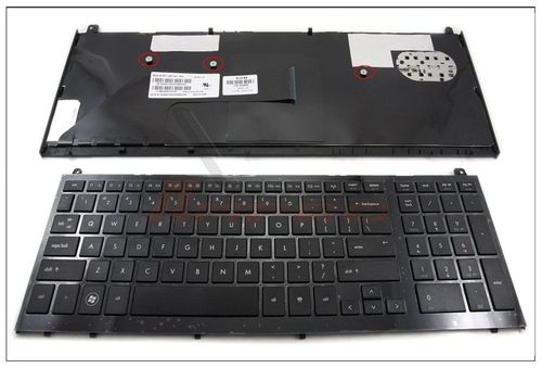 купить Keyboard HP Probook 4520S 4525S w/frame ENG/RU Black в Кишинёве 