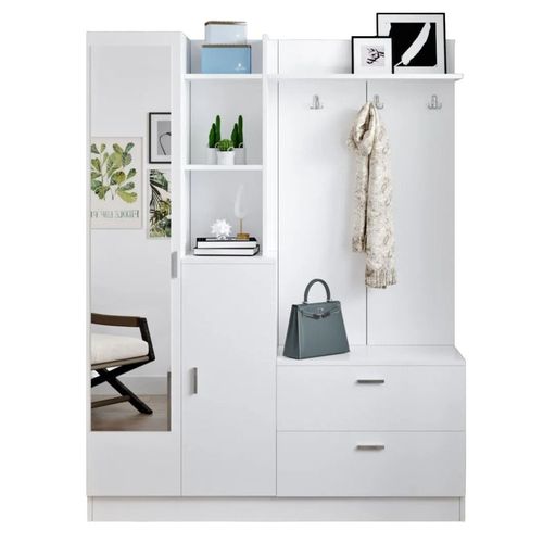 cumpără Mobilă pentru antreu Trendy DD5-W, 140x181x36cm (GTR001392) în Chișinău 
