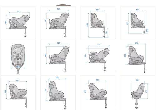 cumpără Scaun auto Maxi Cosi 8549251110 Mica 360 Pro I-Size Autentic Truffle 40-105cm, 0-4ani în Chișinău 