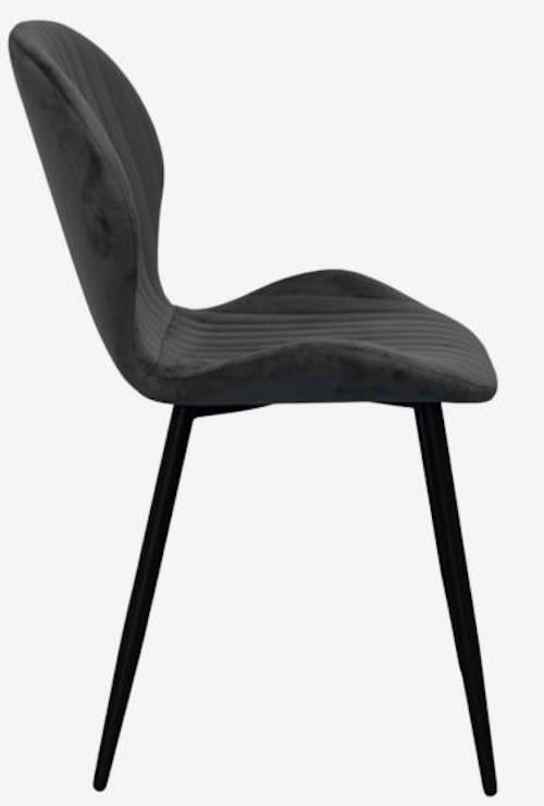 купить Комплект стол и стулья Evelin di Costacurta стол DT 404-6B + 3 стула YTC-064B Dark grey в Кишинёве 