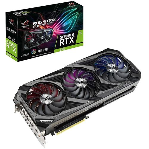 купить Видеокарта ASUS ROG-STRIX-RTX3080-O10G-V2-GAMING, GeForce RTX3080 10GB GDDR6X, 320-bit, GPU/Mem speed 1935/19Gbps, PCI-Express 4.0, 2xHDMI 2.1/3xDisplay Port 1.4a (placa video/видеокарта) в Кишинёве 