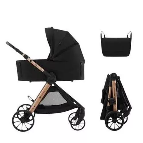 купить Детская коляска KinderKraft 2в1 Vesto 2 KSVEST02BLK2000 Black в Кишинёве 