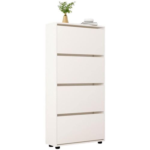 cumpără Raft pentru încălțăminte Mobildor-Lux Leo 90x27x164H cm White în Chișinău 