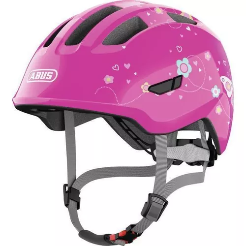 купить Защитный шлем Abus Smiley 3.0 pink butterfly S в Кишинёве 