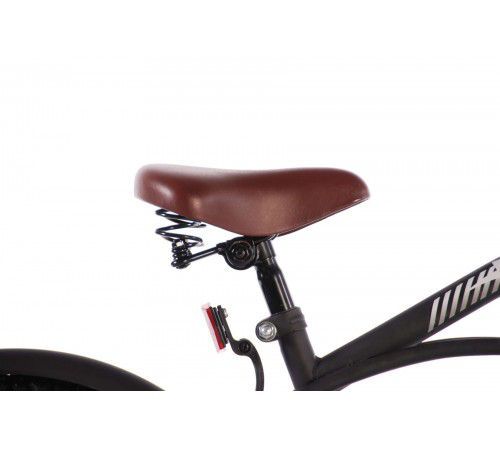 Volare 31802 Велосипед "Cruiser black 18" чёрный 