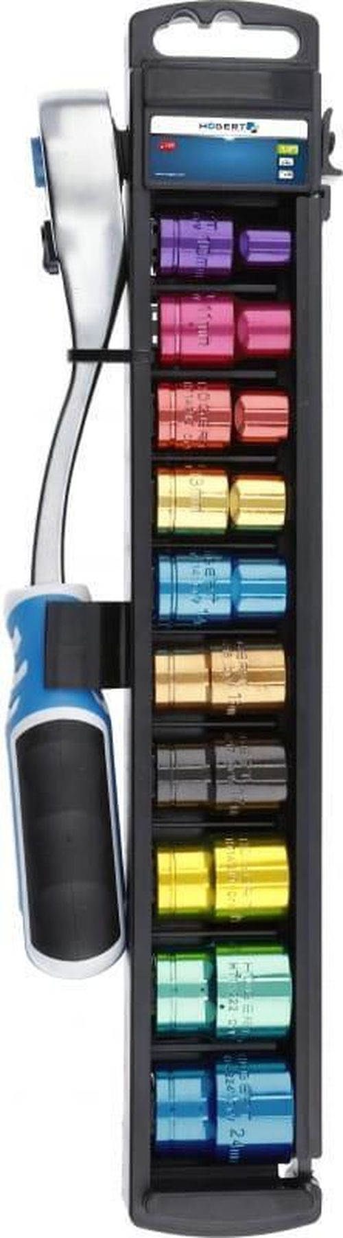 cumpără Set de unelte de mână Hoegert Set chei colorate tubulare 1/2 10 buc HT1R382 în Chișinău 