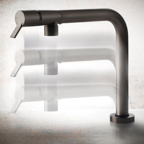 купить Смеситель кухонный Gessi 60071-716 Suggiu Gold Brushed PVD в Кишинёве 