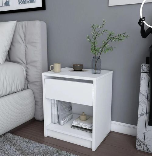 купить Тумбочка Trendy Sheridan, Alb, 45x53x36cm в Кишинёве 