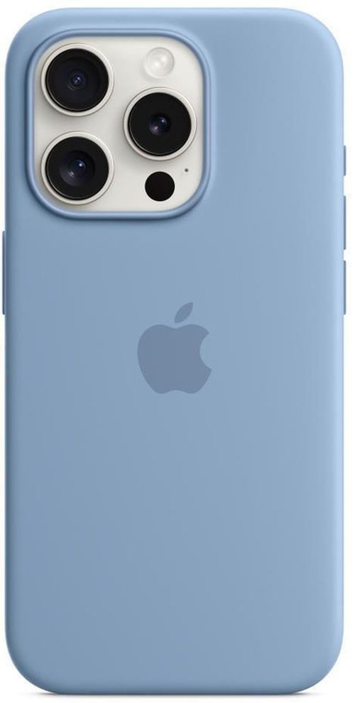 купить Чехол для смартфона Apple iPhone 15 Pro Silicone MagSafe Winter Blue MT1L3 в Кишинёве 