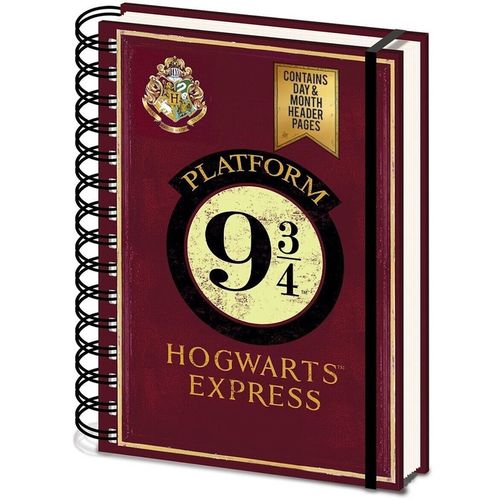 cumpără Carnet Pyramid International SR74012 Harry Potter (Platform 9 3/4) A5 Wiro Undated Diary Notebook în Chișinău 