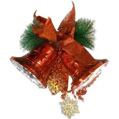 cumpără Decor de Crăciun și Anul Nou Promstore 35366 Украшение елочное 2 колокольчика 15cm în Chișinău 