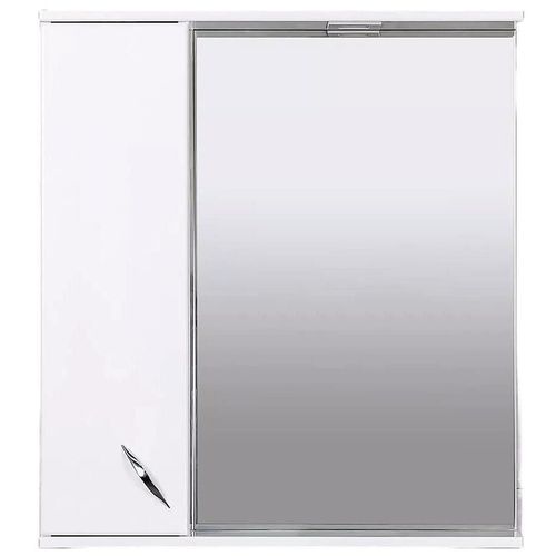 купить Зеркало для ванной Bayro Dalas 750x750 левый белый в Кишинёве 