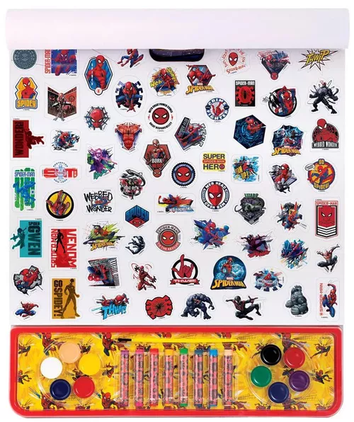 купить Набор для творчества As Kids 1023-62737 Набор для рисования Giga Block 4 In 1 Spiderman в Кишинёве 