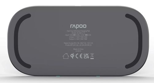 купить Зарядное устройство беспроводное Rapoo 11963 XC260 2х10W в Кишинёве 