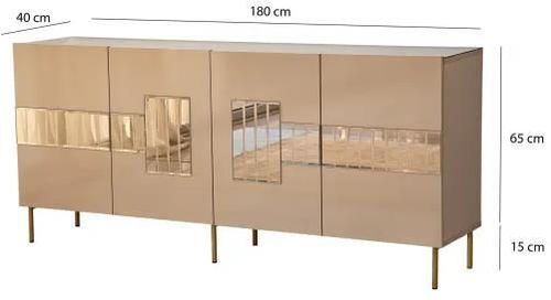 cumpără Comodă Trendy Paris, Bronz, Aur (GTR001219) în Chișinău 