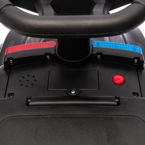 cumpără Tolocar Kids car 8410063 Black "Police Ride-On Car" pentru copii, cu volan muzical în Chișinău 