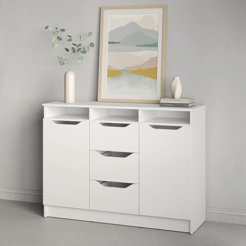 купить Комод MebelStar 1200 LILU 121x40x89 White (MBS-1299) в Кишинёве 