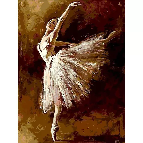 cumpără Tablou pe numere Richi (03024) Balerina 40x50 în Chișinău 