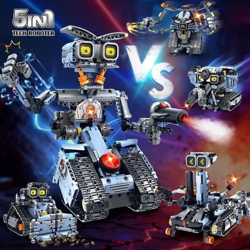 купить Конструктор iM.Master 8062 Robot-transformer 5în1, Mechanical Master, cu T/C, 687pcs в Кишинёве 