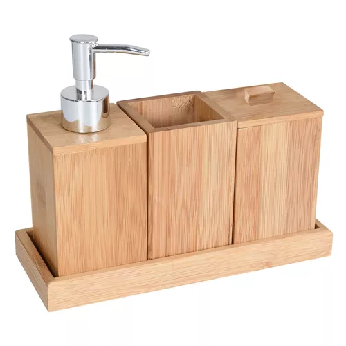 cumpără Set pentru baie Bisk 08279 din bambus LAOS în Chișinău 