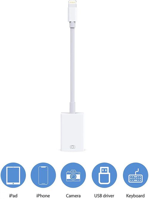 cumpără Adaptor pentru aparat mobil Apple Lightning to USB Camera MD821 în Chișinău 