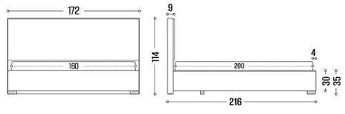 cumpără Pat my-STYLE my-Fina 160x200 (P55D16M05) în Chișinău 