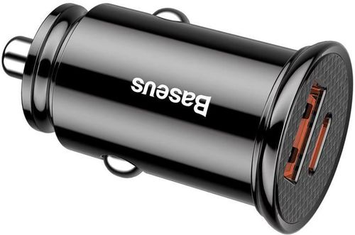 cumpără Încărcător pentru automobil Baseus CCALL-YS01 1*USB-A+1*Type-C 30W, Black în Chișinău 