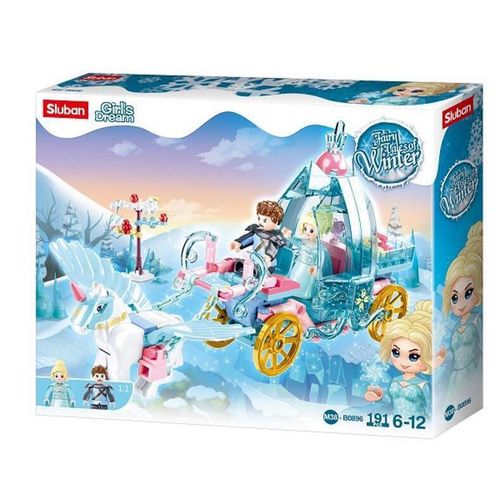 купить Конструктор Sluban B0896 Fairy Tales of Winter Carriage в Кишинёве 