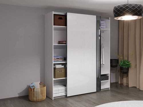 купить Шкаф Bayro Top line Napoli 2000x2300x580 белый, купе в Кишинёве 