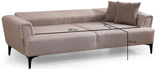 купить Диван Trendy Hamlet Bej (3 locuri) в Кишинёве 