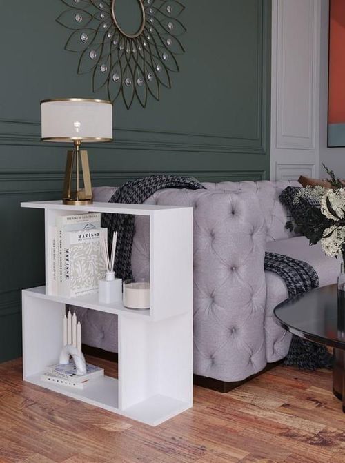 cumpără Raft de birou Remaks Asimetrik 2 White în Chișinău 