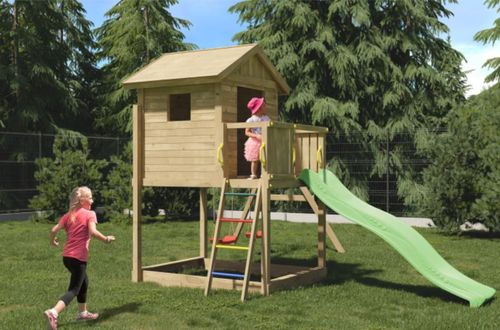 купить Детская площадка Fungoo GALAXY S with double swing / KDI impr. в Кишинёве 