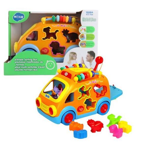 купить Игрушка Hola Toys H-988 Sortator "Autobuzul vesel" в Кишинёве 