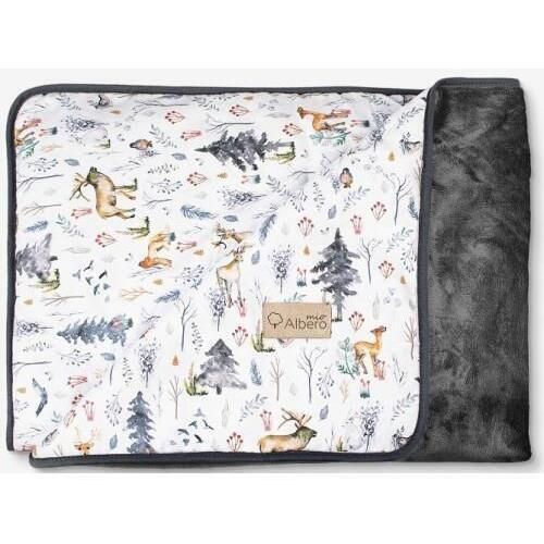 cumpără Lenjerie de pat pentru copii Albero Mio F002 Scandinavian forest 100x80 cm în Chișinău 