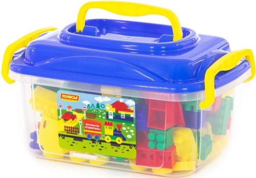 купить Конструктор Полесье 56153 constructor in container 128 elem в Кишинёве 