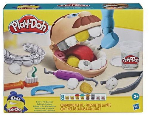 купить Набор для творчества Hasbro F1259 Play-Doh Набор PD Drill N Fill dentist в Кишинёве 