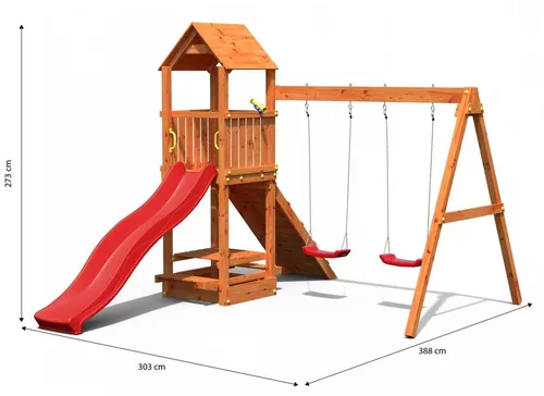 купить Детская площадка Fungoo FLATTI / TEAK. в Кишинёве 