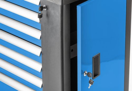 cumpără Sistem de depozitare a instrumentelor Hoegert HT7G049 Тележка инструментальная 7 ящиков с боковым отделением (790x790x490 мм) în Chișinău 