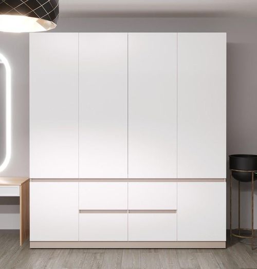 купить Шкаф Bayro Harmony 2000x2200x550 cu sertare gri piatra в Кишинёве 